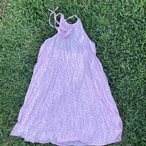 Pink baby doll dress